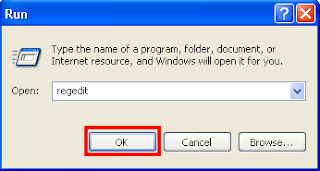 RUN > Regedit