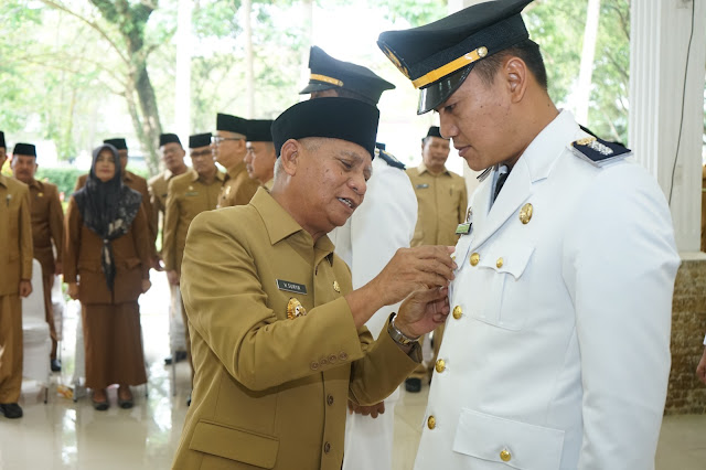 Bupati Lantik Jabatan Tinggi Pratama, Administrator dan Pengawas di Lingkungan Pemkab Asahan