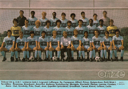 PARIS FOOTBALL CLUB 1980 81. ~ THE VINTAGE FOOTBALL CLUB  football club paris