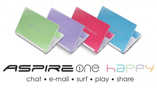  the Aspire One Happy lets you paint it the way you want it.