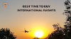 Best time to buy international flights