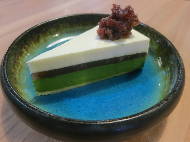 Japanese Matcha Azuki Cheesecake