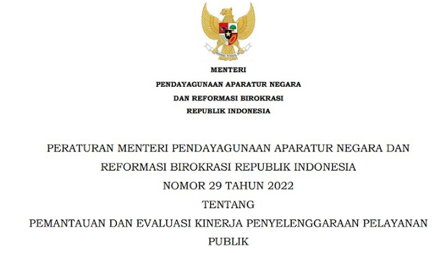 PermenPANRB Nomor 29 Tahun 2022