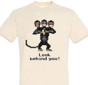 Camiseta Monkey Island - Mono de tres cabezas