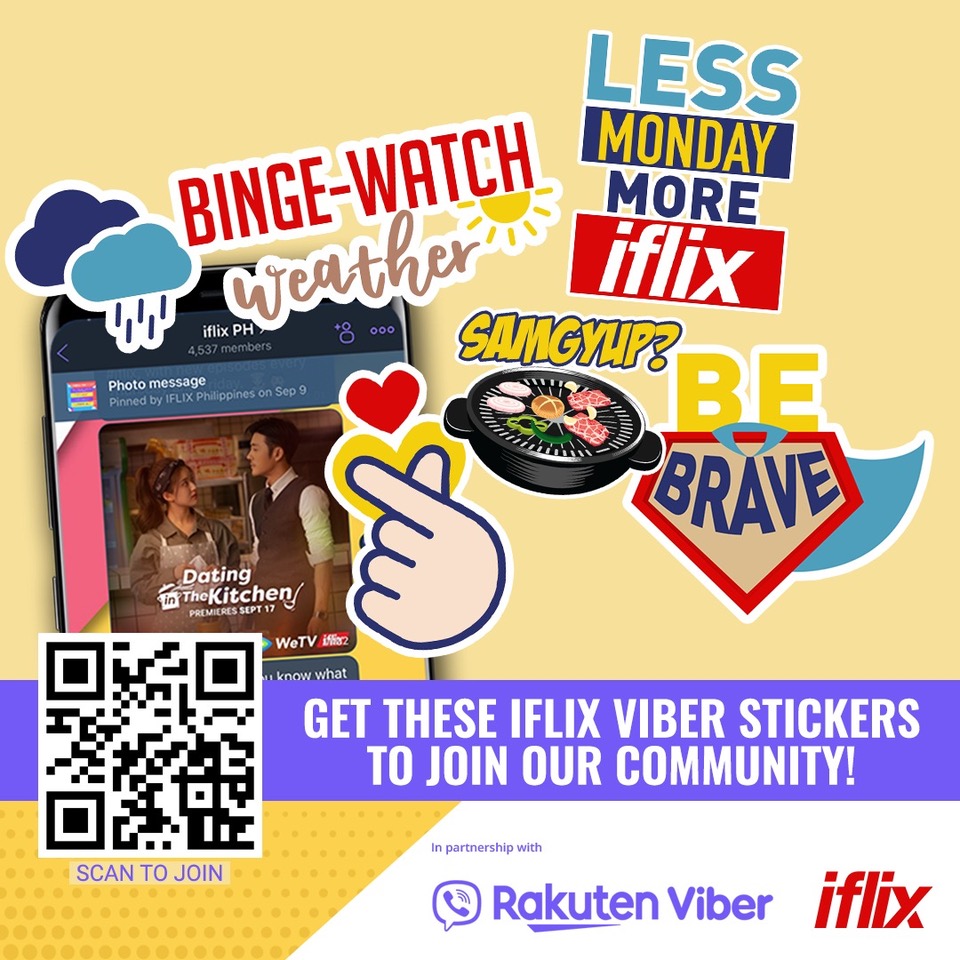 Join the iflix PH Community on Viber to Get the Latest Streaming News