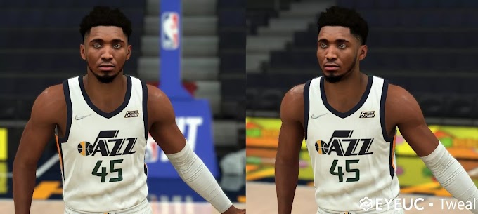 Donovan Mitchell Cyberface by Tweal | NBA 2K22