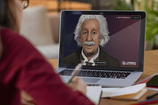 شركة تطور نسخة رقمية من إينشتاين بناء على الذكاء الاصطناعي يمكن للمستخدمين محادثتها!