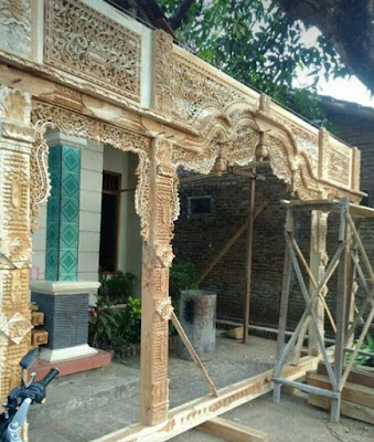 harga pintu jati ukir