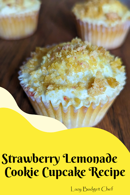 Strawberry Lemonade Cookie Cupcake Recipe