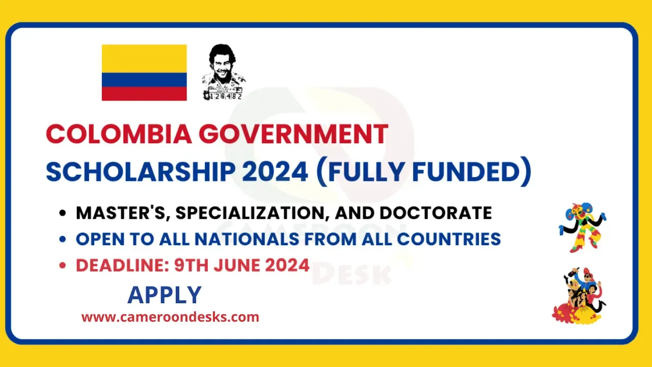 Bourses d'études du gouvernement colombien 2024