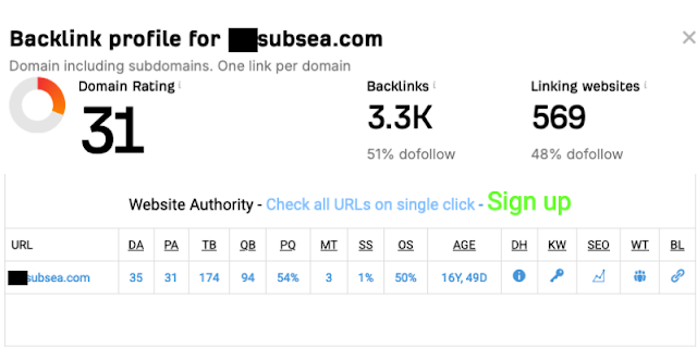 Jual Aged Domain Murah: Usia 16 Tahun, DA 35, dan DR 31