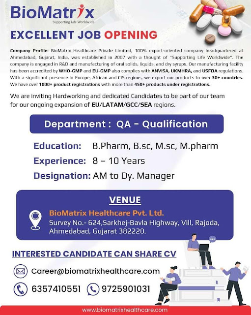 BioMatrix Hiring For QA Department