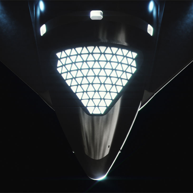Updated design (2021) of SpaceX's dearMoon Starship - main window design