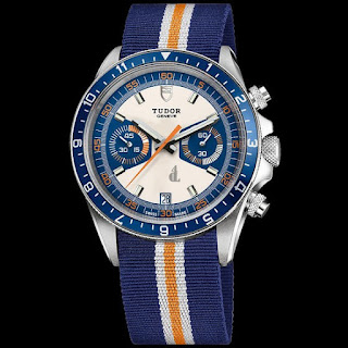 Replica Tudor Heritage Chrono Blue Advisor Steel and Titanium 70330B men Watch