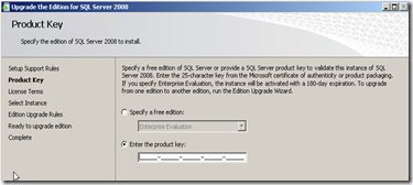 SQL Server License Key Change Edition Upgrade 2