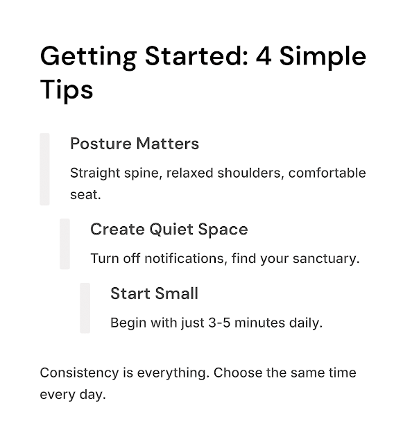 Getting Started: 4 Simple Tips