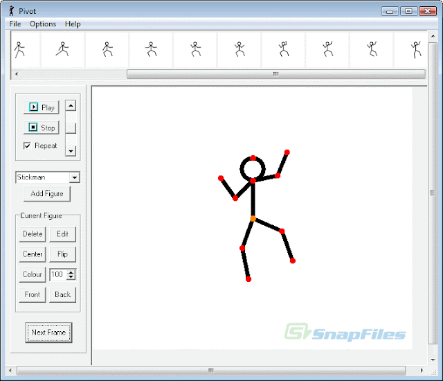 برنامج عمل خطوط مرسومة و متحركة بالصور stick figure animations 2.2.7