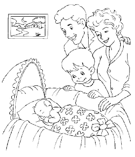 baby coloring pages, kids coloring pages