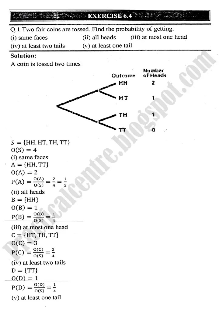 permutation,-combination-and-probability-exercise-6-4-1