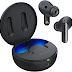 LG TONE Free True Wireless Bluetooth Earbuds FP9 - Active Noise Cancelling Earbuds with UVnano Charging Case, Black