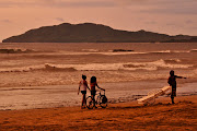 Golden glow on the beach (dsc )