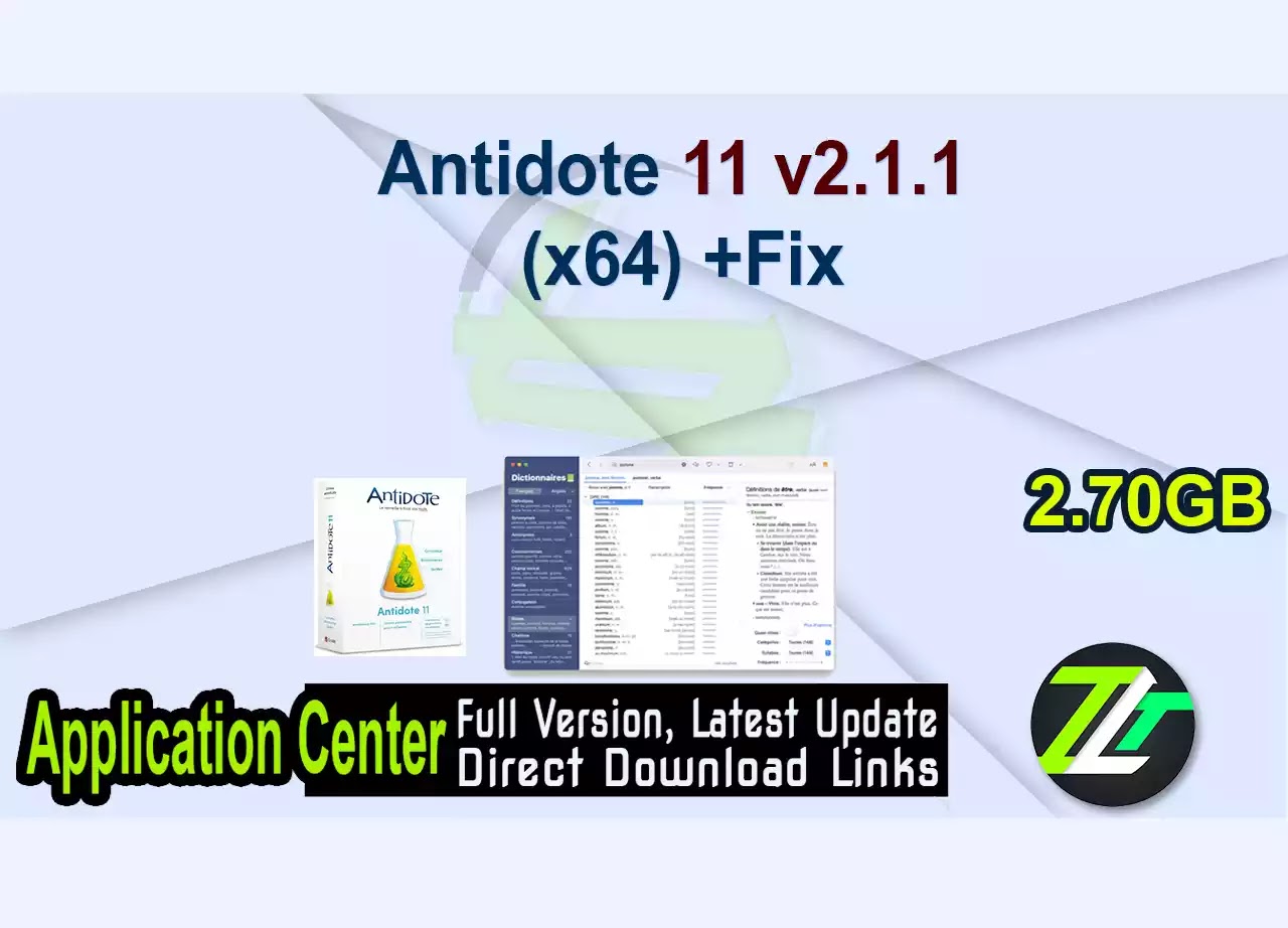 Antidote 11 v2.1.1 (x64) +Fix