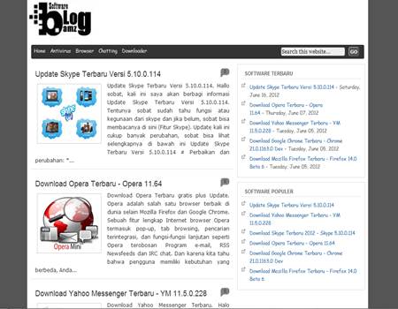 Thesis Seo Blogger Template