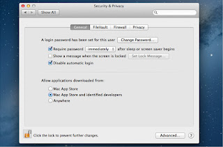 ML Security Settings 