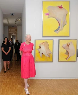 queen margrethe ii of denmark visited cahors