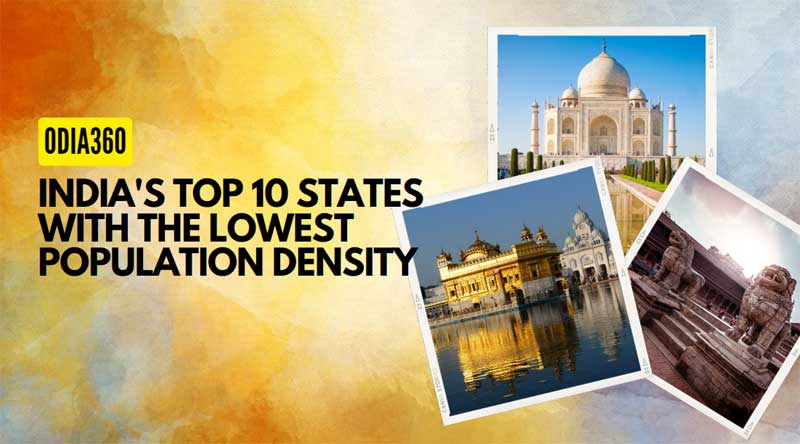 India's Top 10 States with the Lowest Population Density