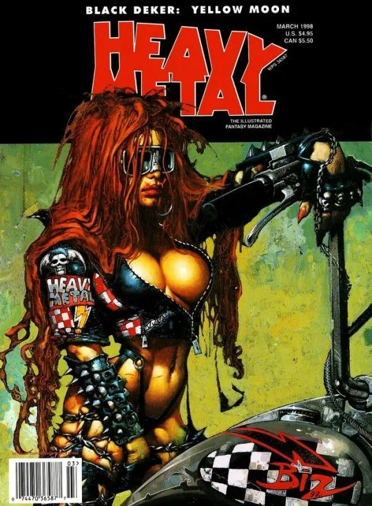 Simon 'Biz' Bisley - Heavy Metal Cover, 1998