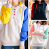 Color Block womens hoodies Side Pockets Design