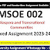 MSOE 002 Solved Assignment 2023-24