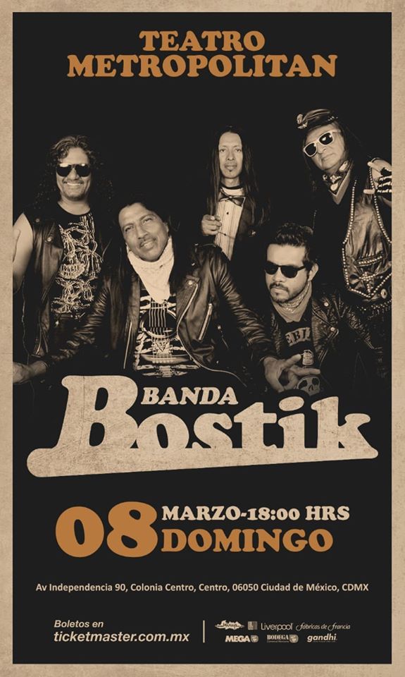 El Metropólitan será en dónde la legendaria Banda Bostik festeje en grande 35 años en el Rock.