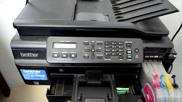 Mengatasi Error Reinstall Slowly Cannot Detect Ink pada Printer Brother MFC-J200