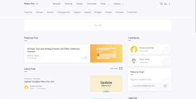 Fletro Pro v5.5 Blogger Responsive Template Download