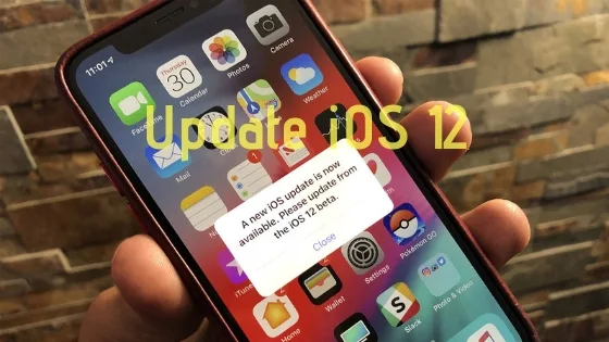 Cara Update iOS 12