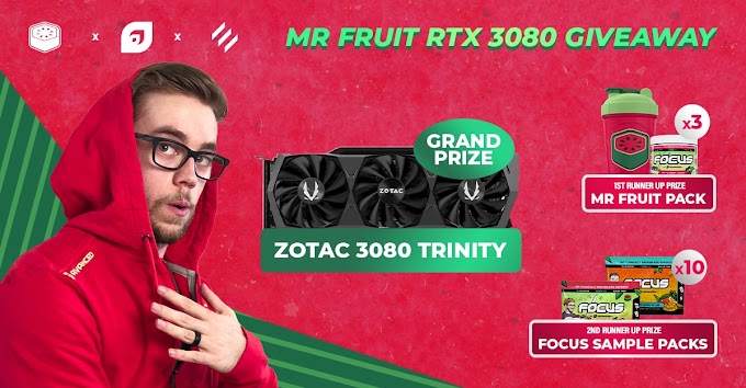 Sorteio de uma Placa de Vídeo GeForce RTX 3080