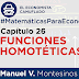 Matemáticas para Economía. Capítulo 26: Funciones Homotéticas