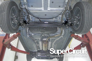 Undercarriage of Perodua Ativa with SUPERCIRCUIT REAR ANTI ROLL BAR installed.