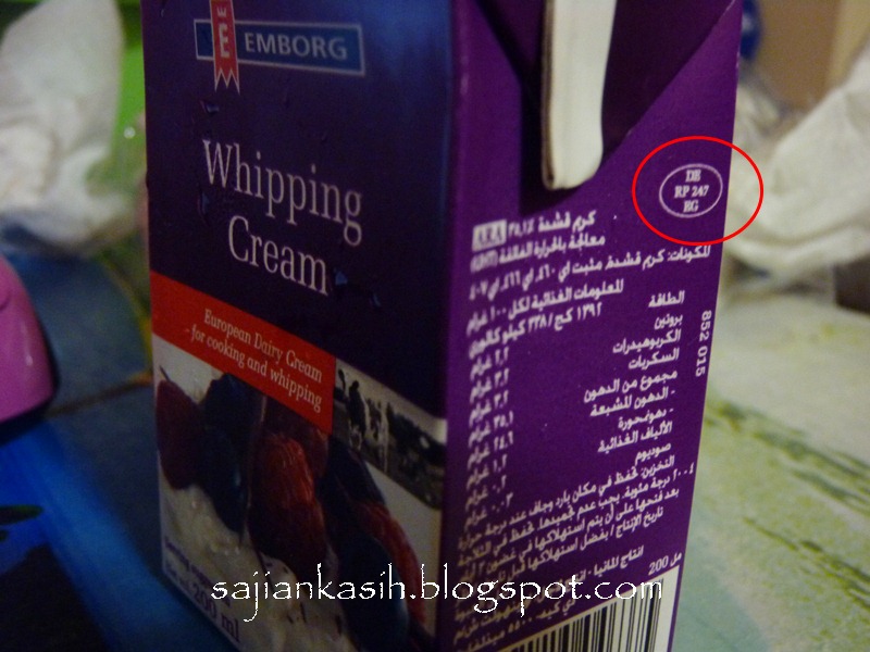 Kedai Noraniff Coklat Online Jenis Jenis Whipping Cream