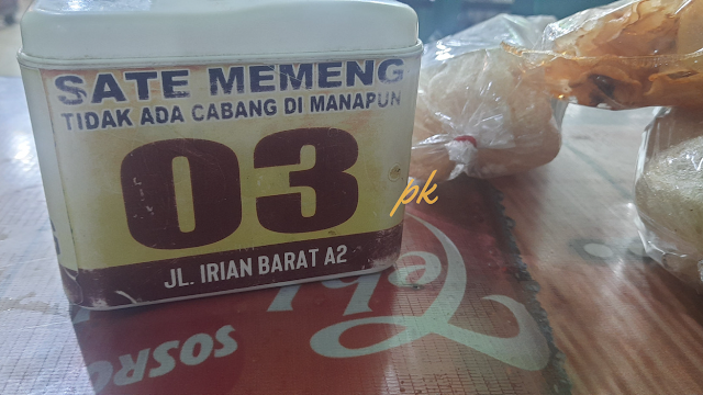 Sate Memeng tidak ada cabang di manapun