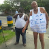 Man Strips to Underwear to protest against incessant kidnapping and robbery in Port Harcourt [photos]