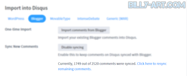 Cara Import Komentar Blogger ke Disqus 