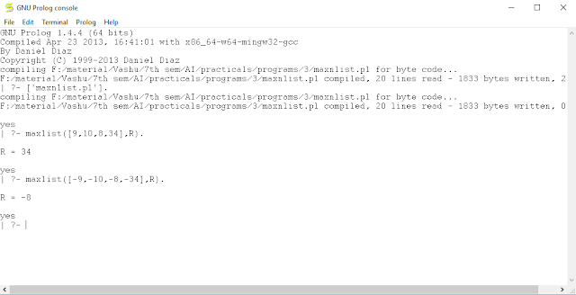 Prolog program to implement maxlist(List,Max) so that Max is the greatest number in the list of numbers List.