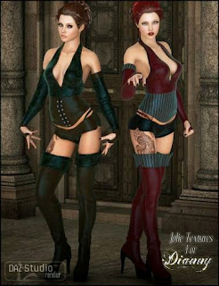 DAZ 3D Free Models - Jolie textures for dianny