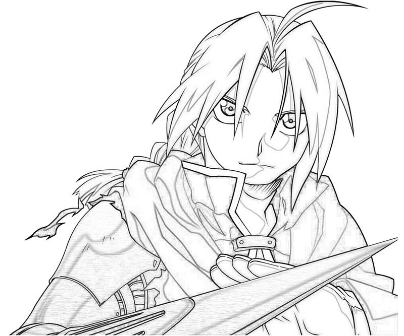 Download Fullmetal Alchemist - Free Coloring Pages