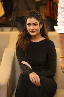 Actress Payal Rajput Stills At Venky Mama Movie Success Meet