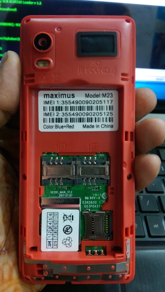 Maximus M23 Flash File SPD6531_FLASH_DUMP