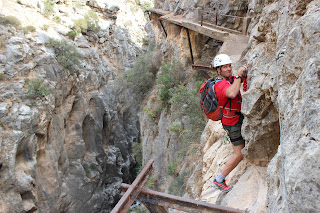 Caminito del Rey Alora Malaga Estado Anterior a Remodelacion Segundo Cañón